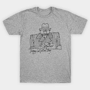 B kliban cat- cat dad T-Shirt